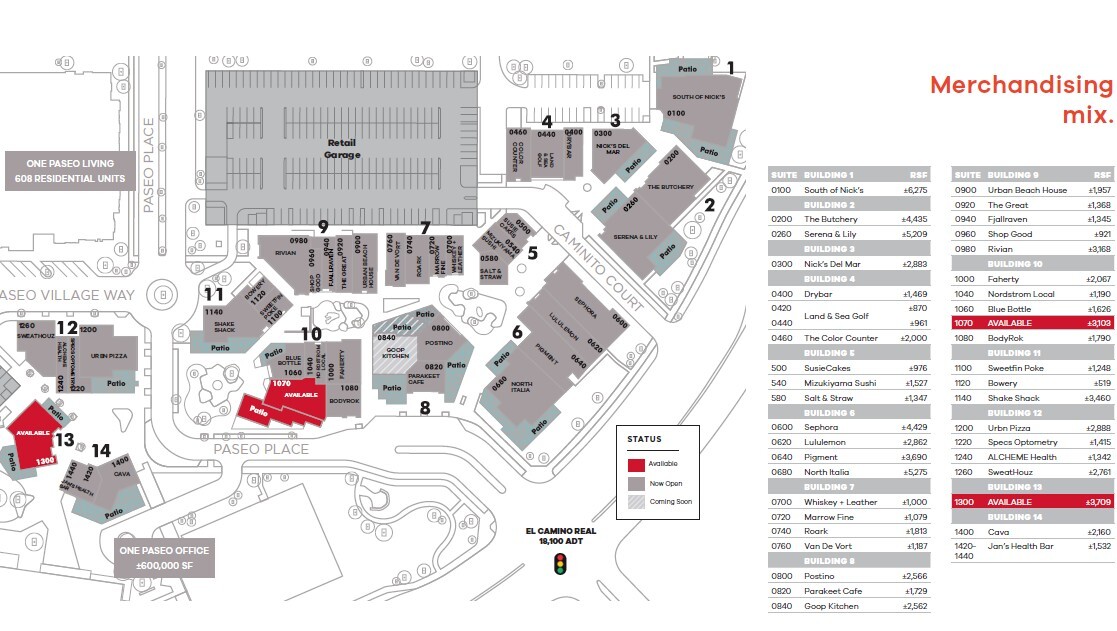 El Camino Real @ Del Mar Heights Road, San Diego, CA à louer Photo intérieure- Image 1 de 1