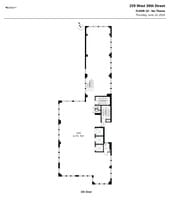 259 W 30th St, New York, NY à louer Plan d’étage- Image 1 de 1