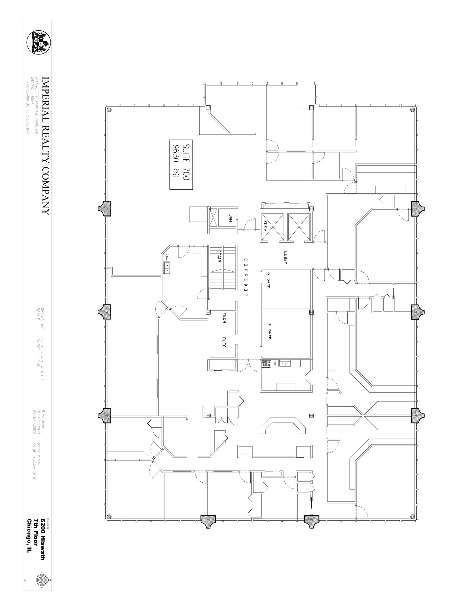 6200 N Hiawatha Ave, Chicago, IL à louer Plan de site- Image 1 de 1