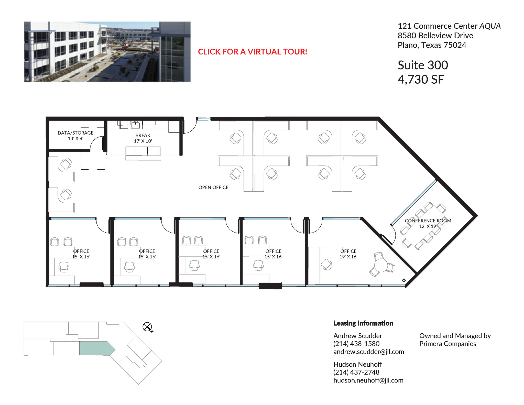 8560 Belleview Dr, Plano, TX for lease Floor Plan- Image 1 of 2