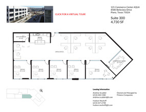 8560 Belleview Dr, Plano, TX for lease Floor Plan- Image 1 of 2