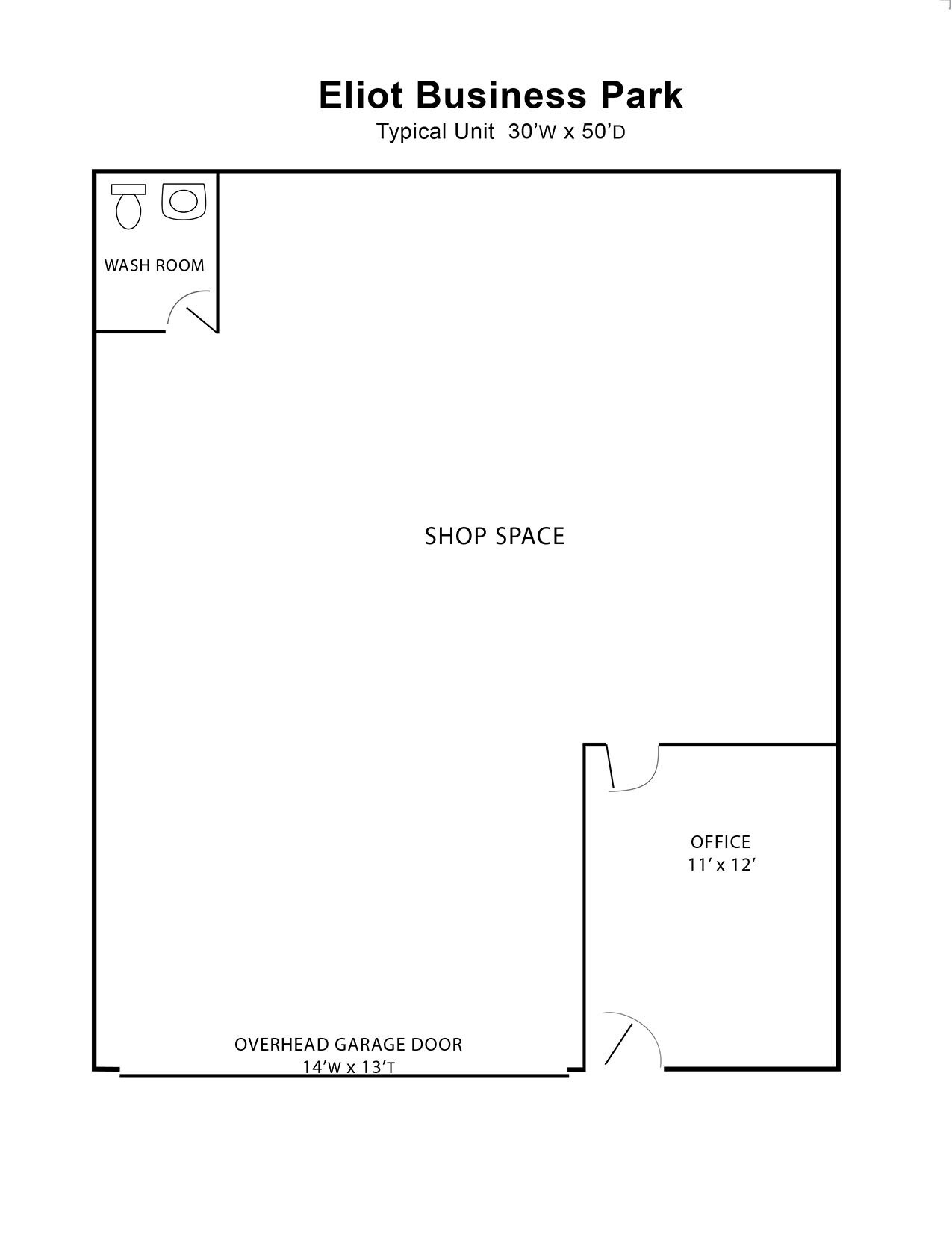 406 Harold Dow Hwy, Eliot, ME for lease Floor Plan- Image 1 of 1