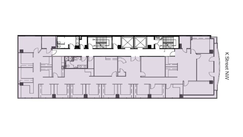 1420 K St NW, Washington, DC for lease Floor Plan- Image 1 of 1
