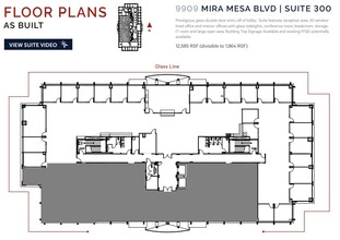 9909 Mira Mesa Blvd, San Diego, CA for lease Floor Plan- Image 1 of 4