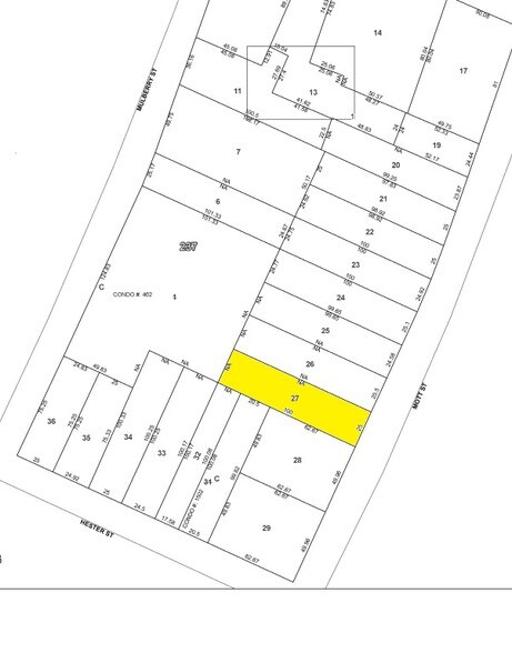 127 Mott St, New York, NY for lease - Plat Map - Image 3 of 3