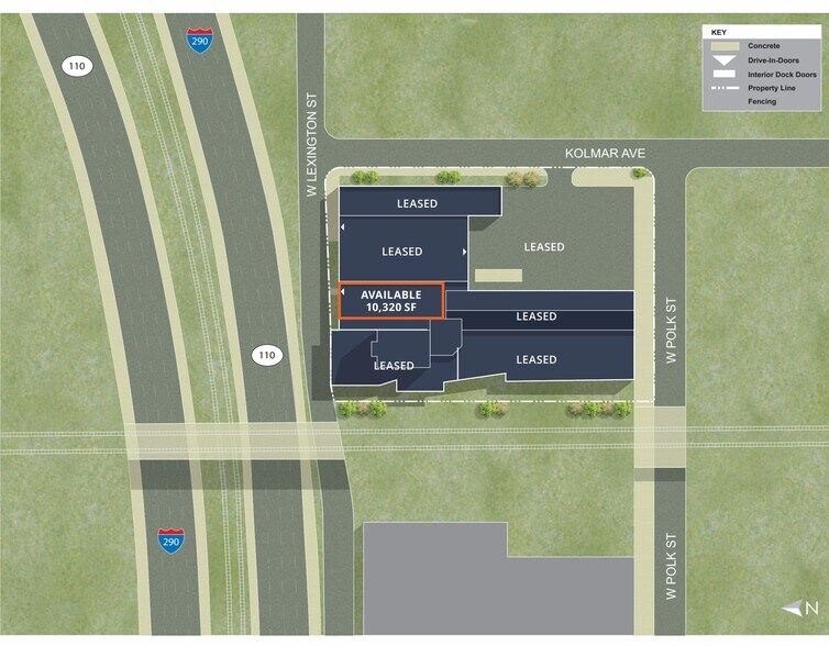 4535 W Lexington St, Chicago, IL à louer - Plan de site - Image 3 de 3