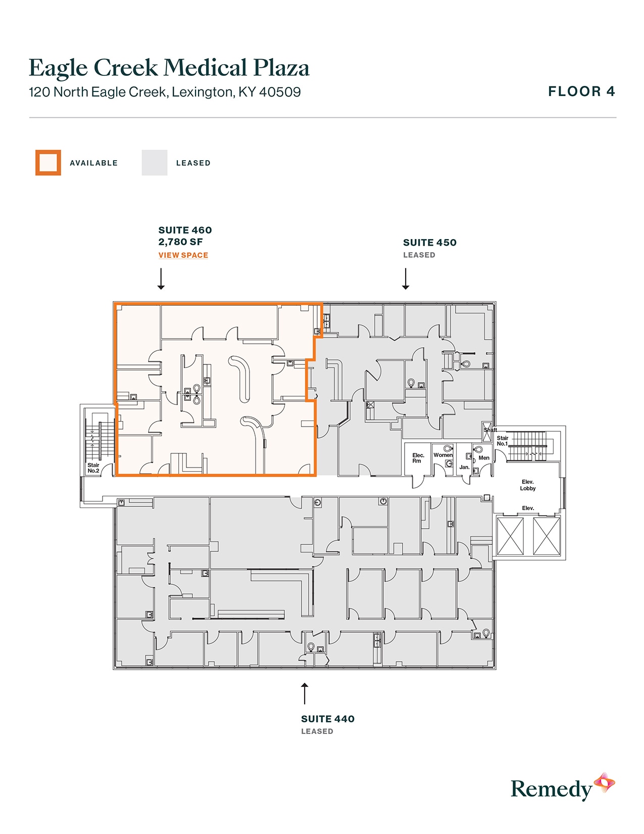 120 N Eagle Creek Dr, Lexington, KY à louer Plan d’étage- Image 1 de 1