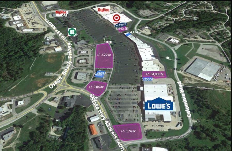 Jr Prewitt Pky, Osage Beach, MO à louer - Aérien - Image 2 de 3