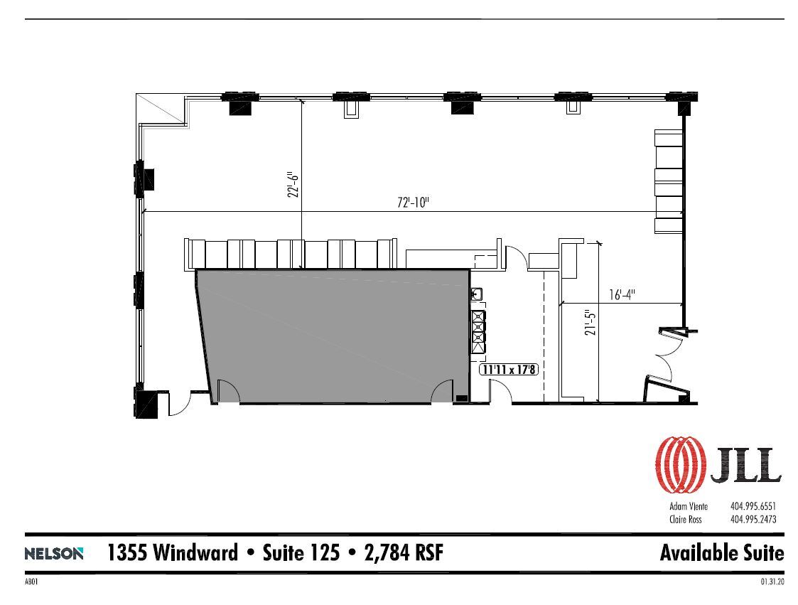 1355 Windward Concourse, Alpharetta, GA for lease Floor Plan- Image 1 of 1