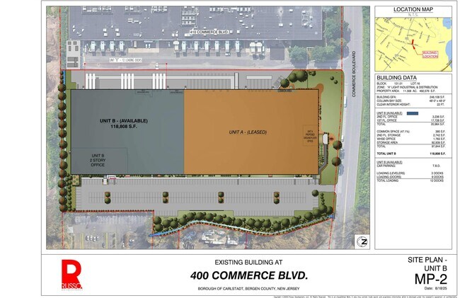 Plus de détails pour 400 Commerce Blvd, Carlstadt, NJ - Industriel à louer