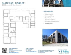 2100 Clearwater Dr, Oak Brook, IL à vendre Plan d’étage- Image 1 de 1