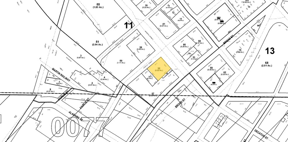 40 Marietta St NW, Atlanta, GA for sale - Plat Map - Image 2 of 27