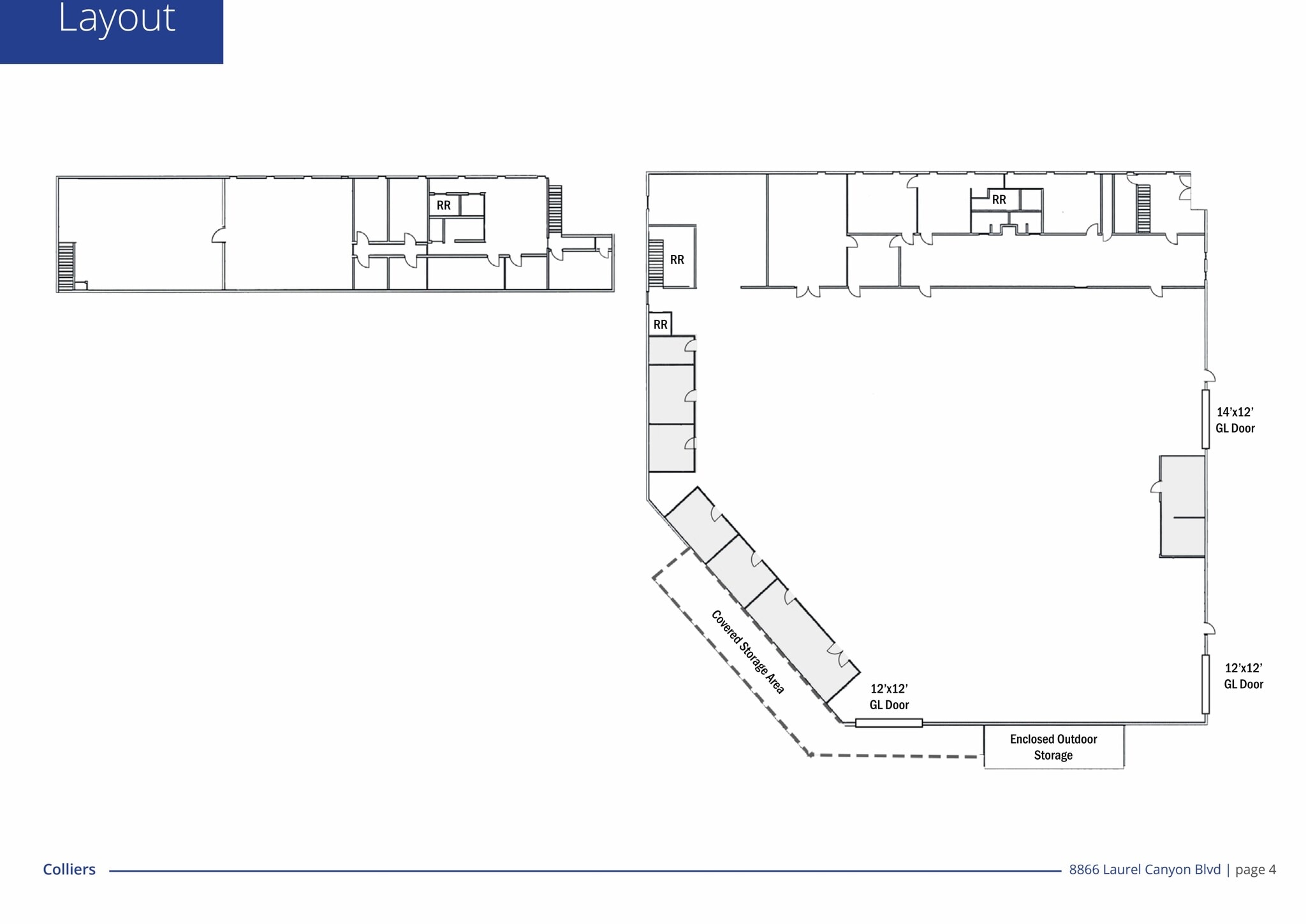 8866 Laurel Canyon Blvd, Sun Valley, CA à louer Plan d’étage- Image 1 de 1