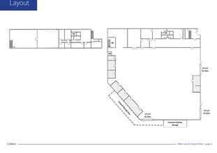 8866 Laurel Canyon Blvd, Sun Valley, CA à louer Plan d’étage- Image 1 de 1