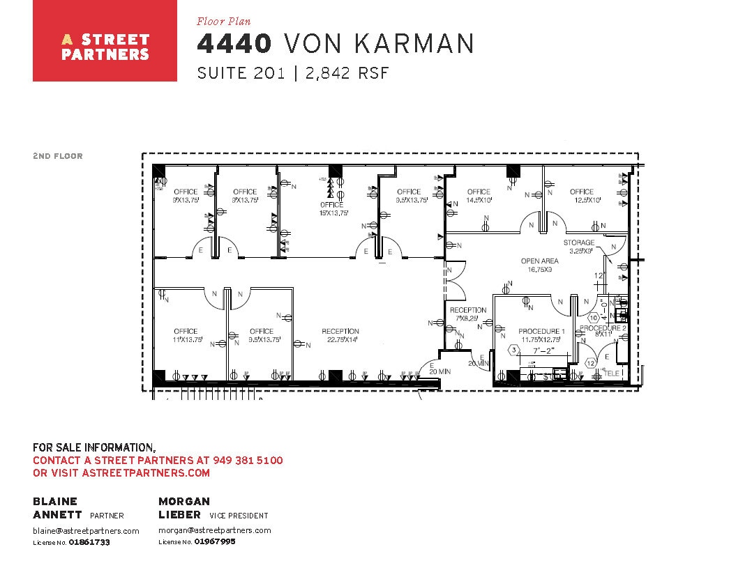 4440 Von Karman Ave, Newport Beach, CA 92660 - Unité 201 -  - Plan d’étage - Image 1 of 1