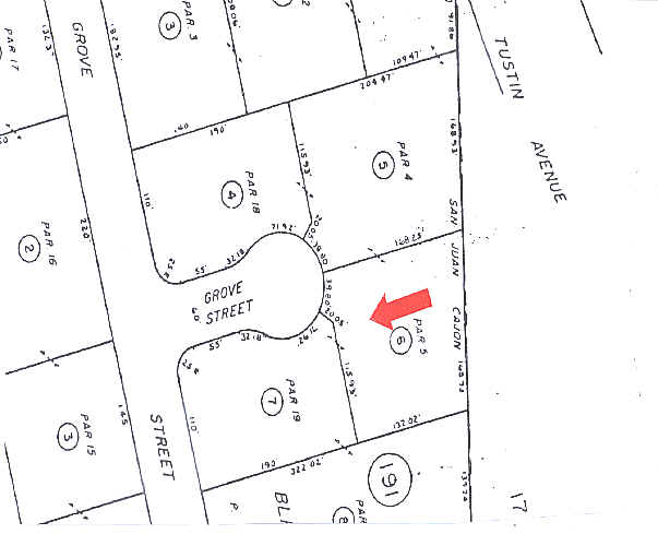 1274 N Grove St, Anaheim, CA à louer - Plan cadastral - Image 2 de 2