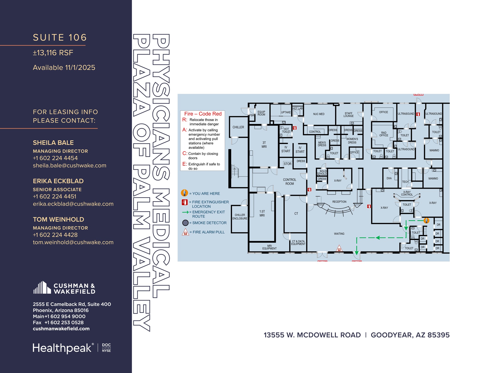 13555 W McDowell Rd, Goodyear, AZ à louer Plan de site- Image 1 de 1