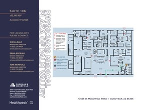 13555 W McDowell Rd, Goodyear, AZ à louer Plan de site- Image 1 de 1