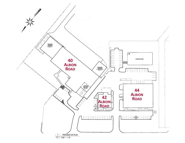 42 Albion Rd, Lincoln, RI for lease - Aerial - Image 2 of 2