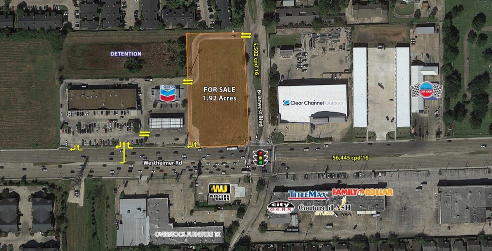 Westheimer Rd & Briarwest Blvd, Houston, TX for sale - Primary Photo - Image 1 of 5