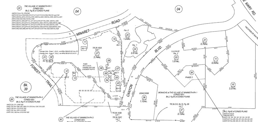 6201 Minaret Rd, Mammoth Lakes, CA à vendre - Plan cadastral - Image 3 de 3