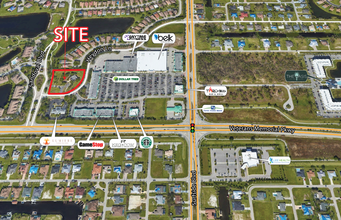 2307 Sandoval Blvd, Cape Coral, FL - Aérien  Vue de la carte