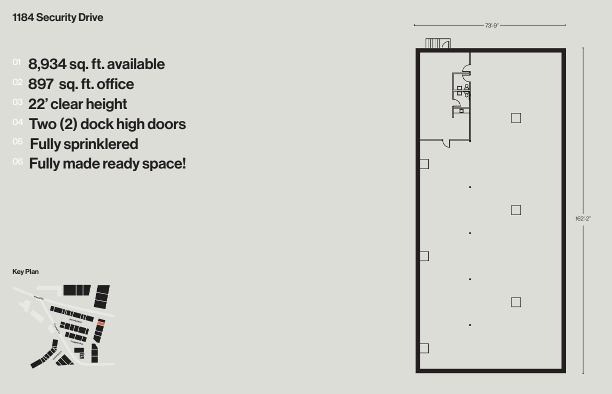 1121-1129 Conveyor Ln, Dallas, TX à louer Plan d’étage- Image 1 de 1