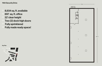1121-1129 Conveyor Ln, Dallas, TX à louer Plan d’étage- Image 1 de 1