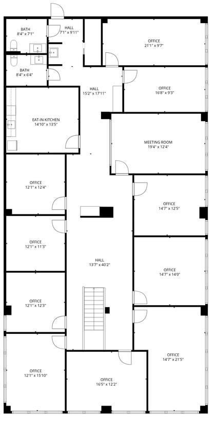 1431 Merill Dr, Little Rock, AR à louer Plan d’étage- Image 1 de 13