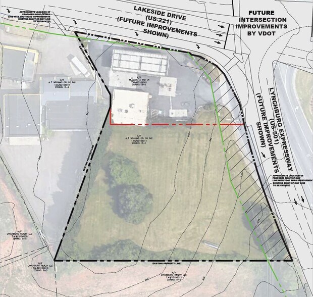 2501 Lakeside Dr, Lynchburg, VA à louer - Plan de site - Image 2 de 3