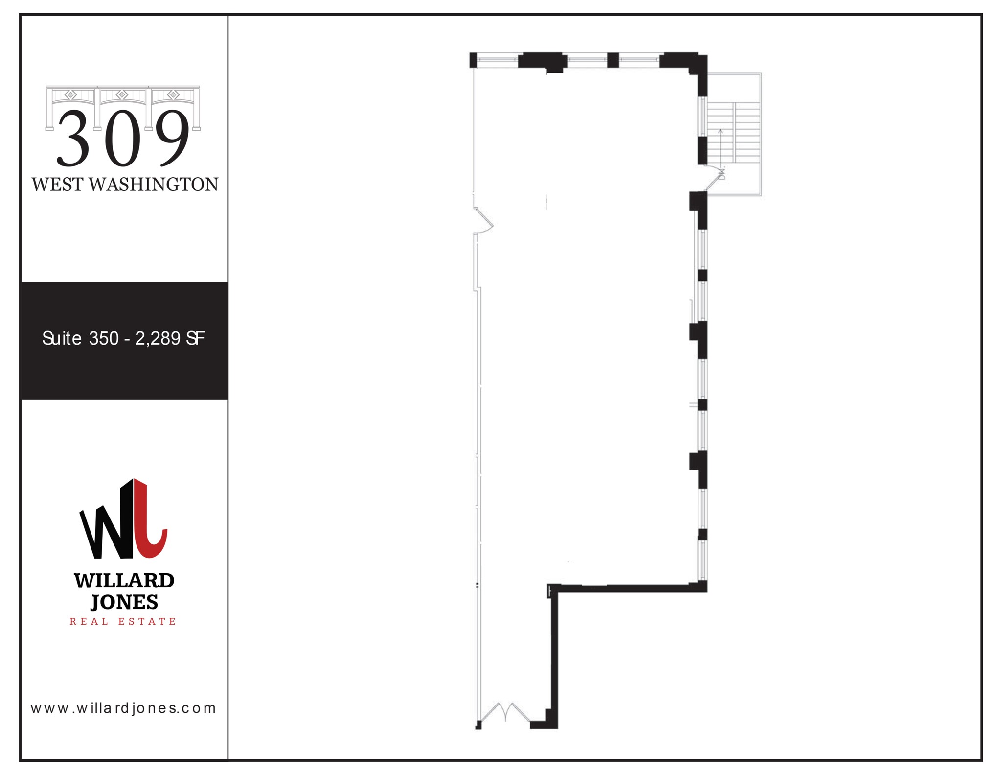 309 W Washington St, Chicago, IL à louer Plan de site- Image 1 de 1