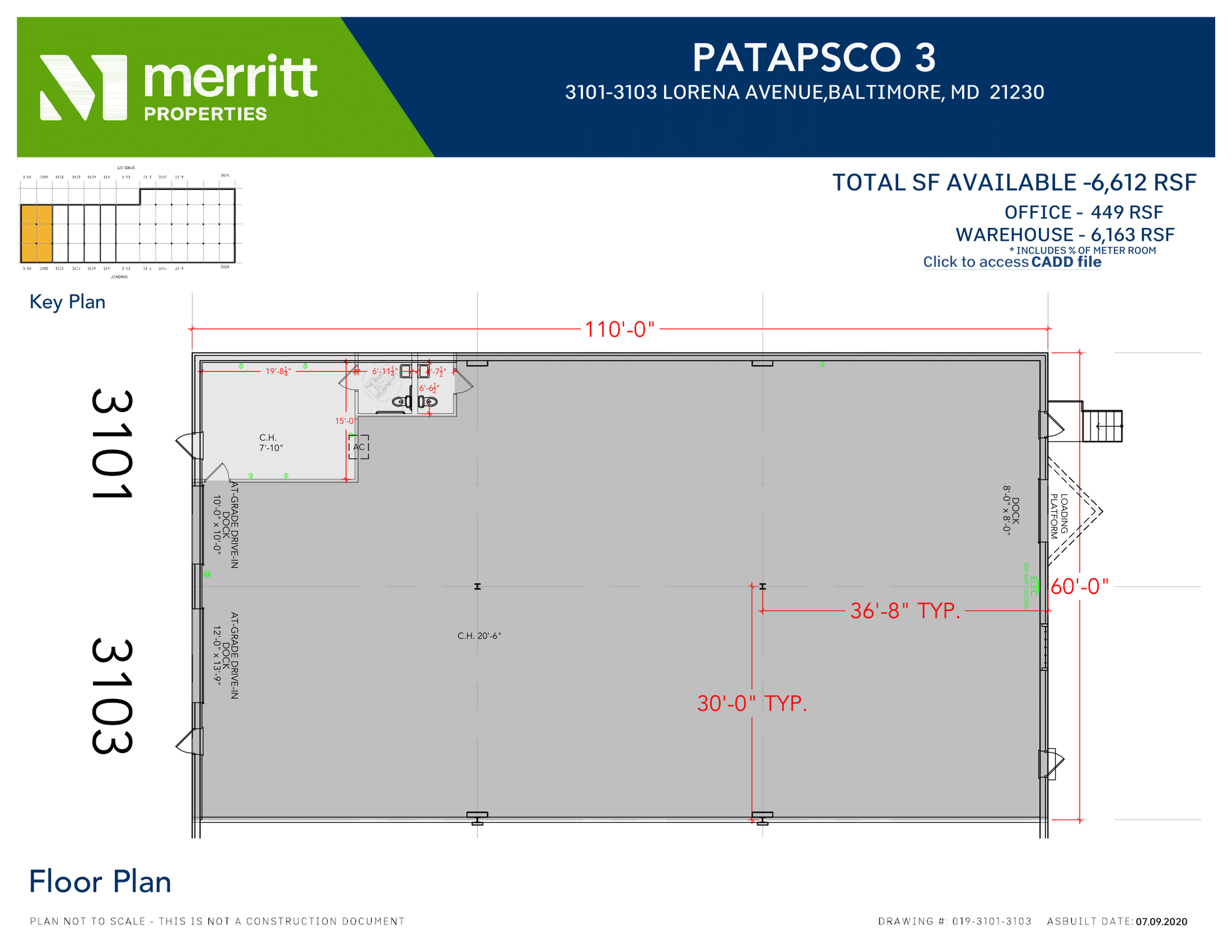 2652-2664 W Patapsco Ave, Baltimore, MD for lease Floor Plan- Image 1 of 1