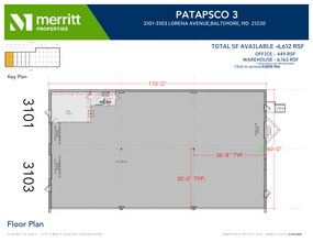 2652-2664 W Patapsco Ave, Baltimore, MD for lease Floor Plan- Image 1 of 1