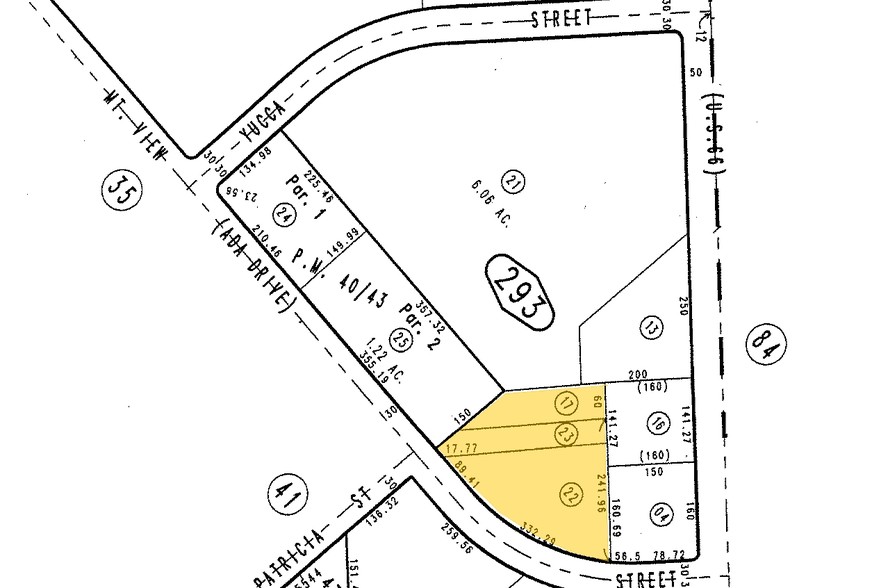 1350 E Mountain View St, Barstow, CA à vendre - Plan cadastral - Image 2 de 2