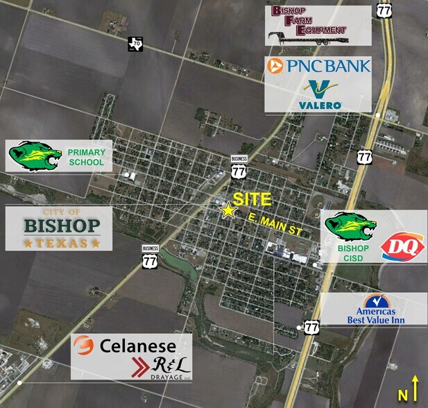 211-215 E Main St, Bishop, TX à vendre - Photo du bâtiment - Image 3 de 4