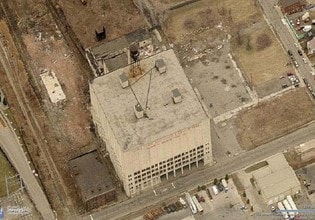 1921 E Ferry St, Detroit, MI - Aérien Vue de la carte
