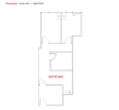 1860 El Camino Real, Burlingame, CA à louer Plan d’étage- Image 1 de 1