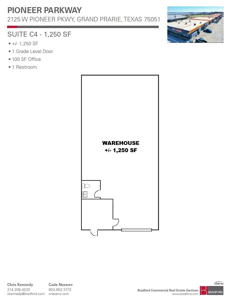 2125 W Pioneer Pky, Grand Prairie, TX for lease Floor Plan- Image 1 of 1