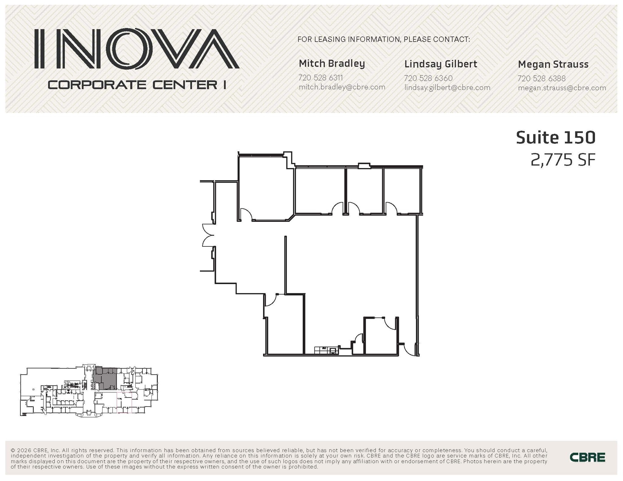10700 E Geddes Ave, Englewood, CO for lease Floor Plan- Image 1 of 1