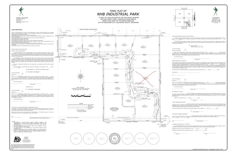 SW 74th & S Rockwell, Oklahoma City, OK à vendre - Plan de site - Image 3 de 3