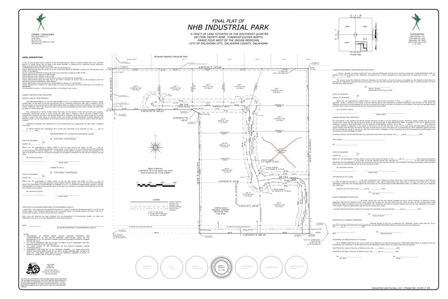 SW 74th & S Rockwell, Oklahoma City, OK for sale - Site Plan - Image 3 of 3