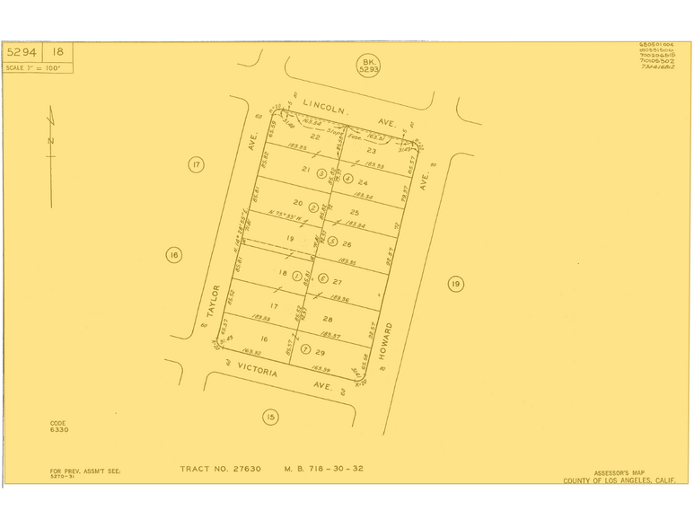 608 N Taylor Ave, Montebello, CA for lease - Plat Map - Image 2 of 2