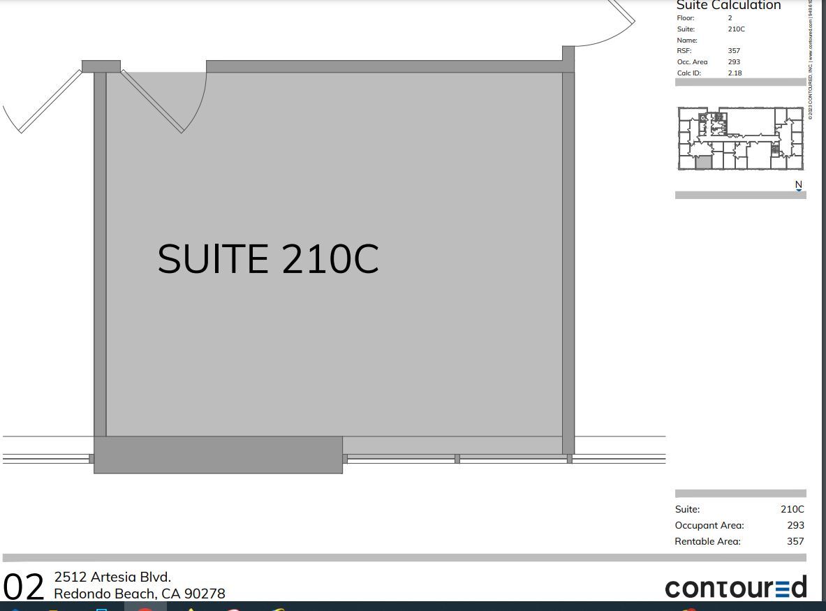 2512 Artesia Blvd, Redondo Beach, CA à louer Plan d  tage- Image 1 de 1