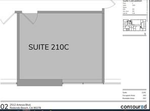 2512 Artesia Blvd, Redondo Beach, CA à louer Plan d  tage- Image 1 de 1