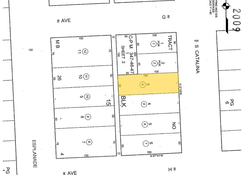 1505 S Catalina Ave, Redondo Beach, CA à vendre - Plan cadastral - Image 2 de 2