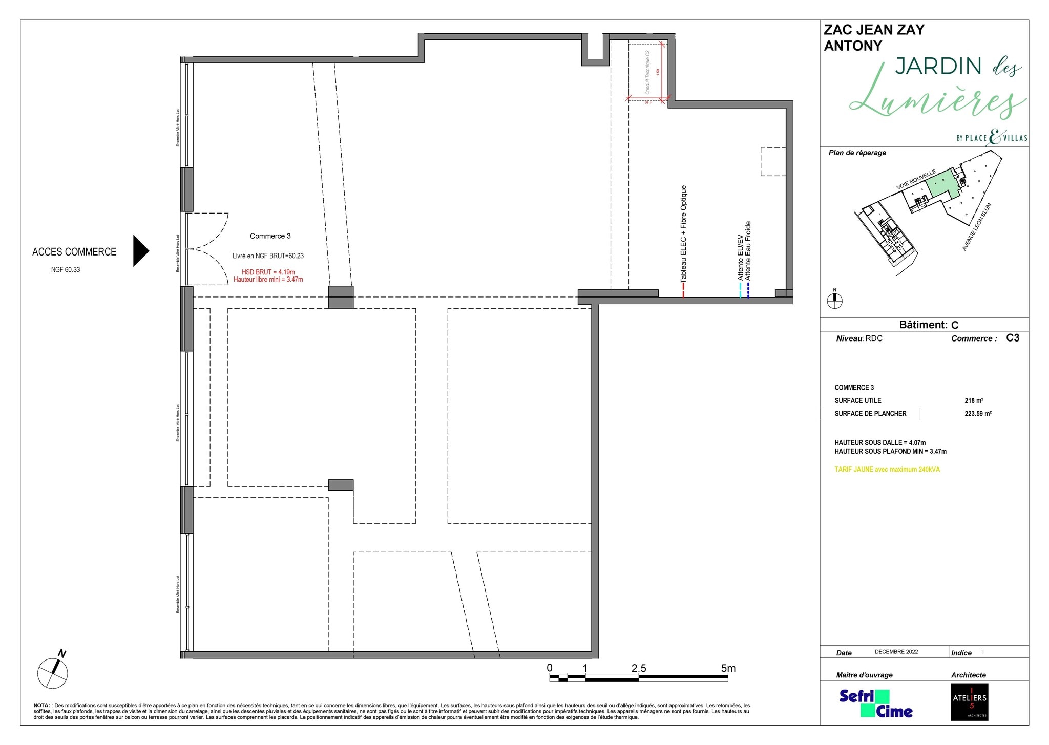 1 Place Simone Veil, Antony for lease Floor Plan- Image 1 of 1