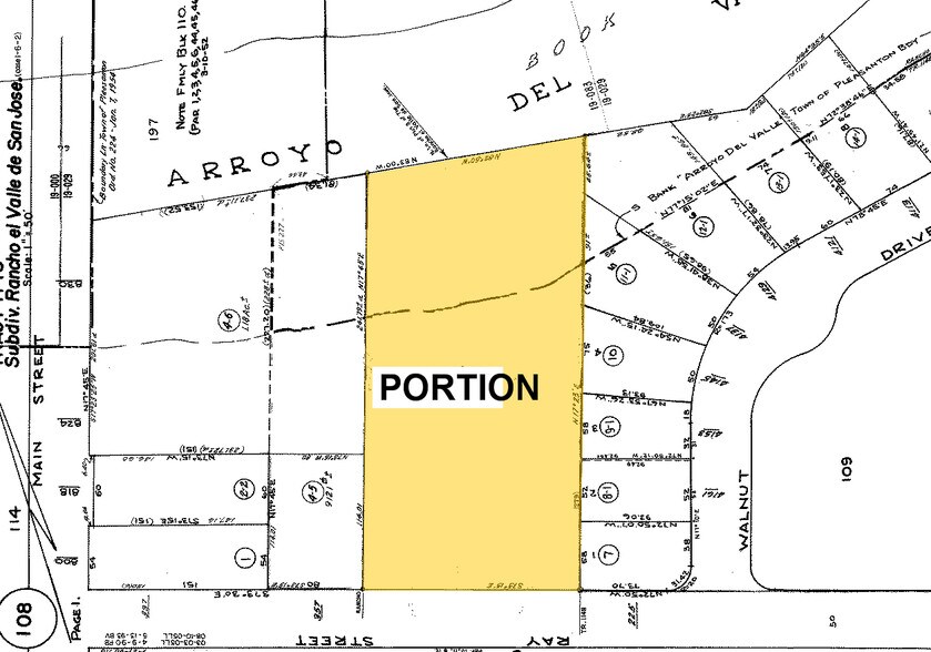 301-325 Ray St, Pleasanton, CA à vendre - Plan cadastral - Image 2 de 6