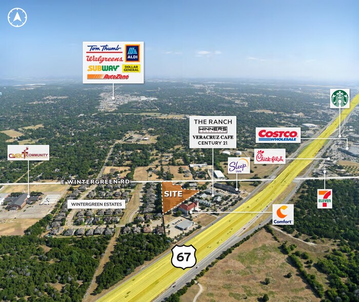 1038 E Wintergreen Rd, Cedar Hill, TX à vendre - Photo du bâtiment - Image 2 de 3