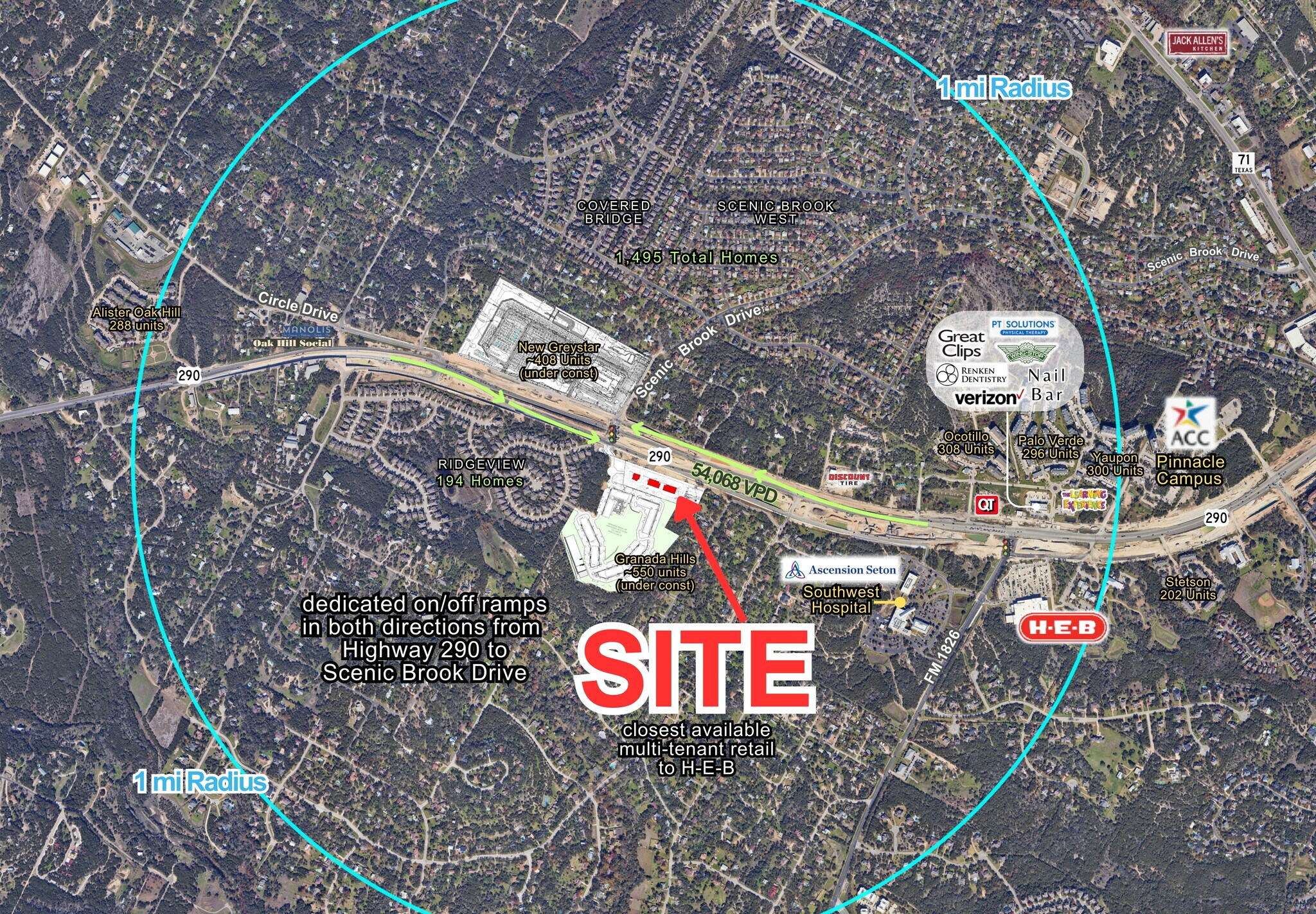 Hwy 290 & Oak Hill Parkway, Austin, TX à louer Photo du bâtiment- Image 1 de 12