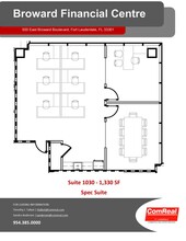 500 E Broward Blvd, Fort Lauderdale, FL for lease Floor Plan- Image 1 of 1